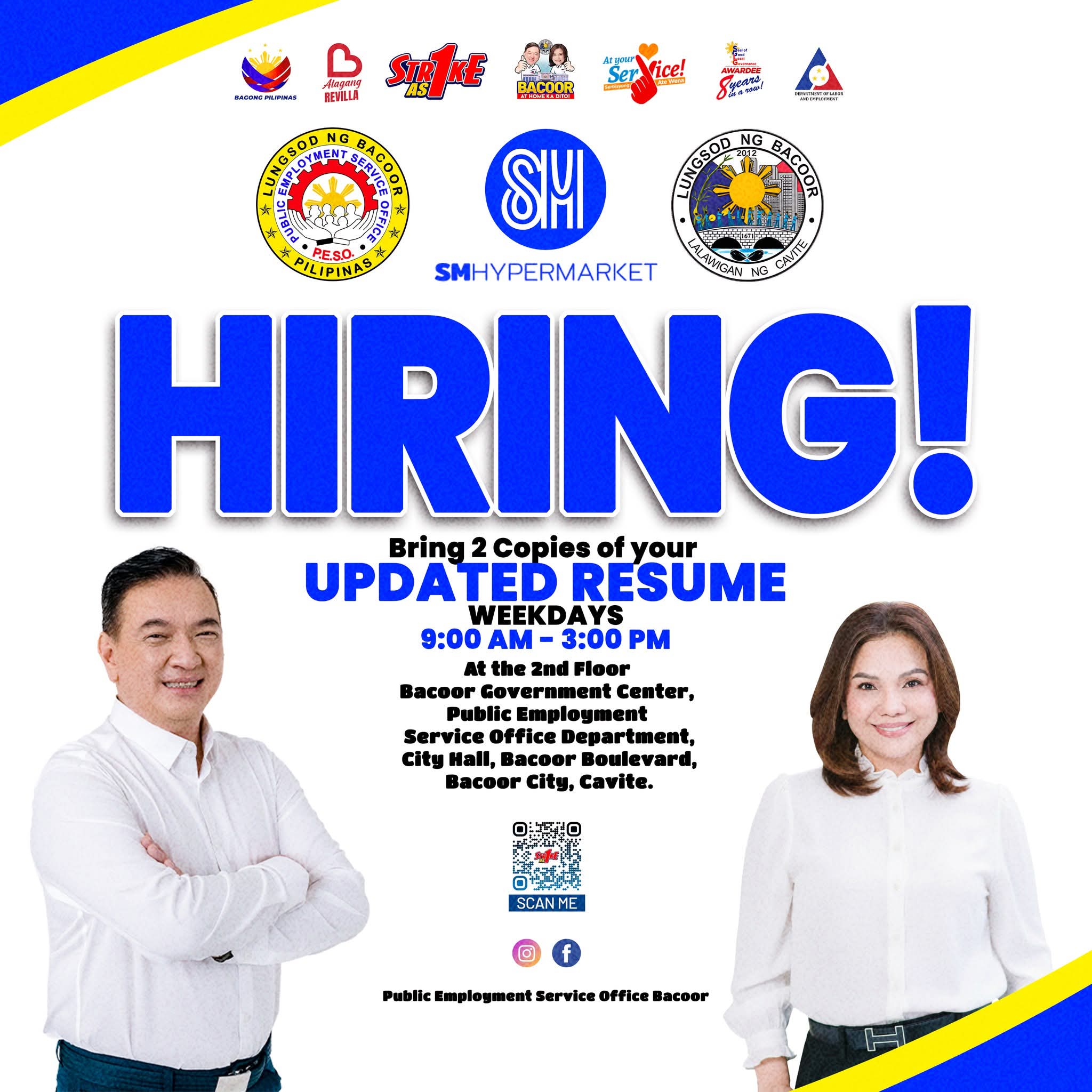 Hiring Senior Citizen at Sm Hypermarket